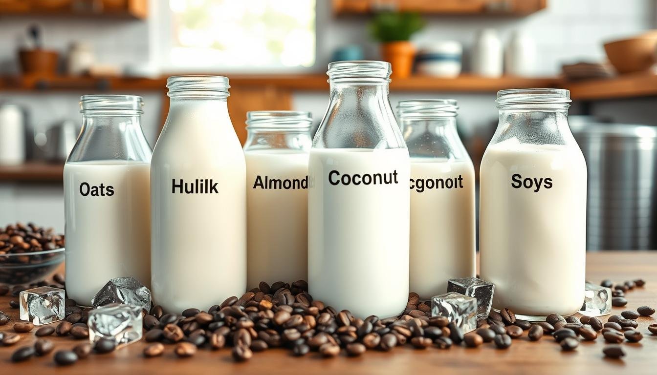 milk alternatives for iced coffee